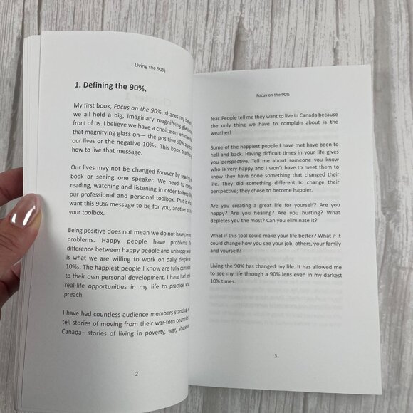 ๐ 3/$25 Living the 90% by Darci Lang | Paperback - Picture 3 of 4